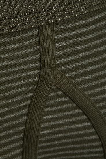 conta Herren Slip mit Eingriff oliv geringelt 5-er Pack