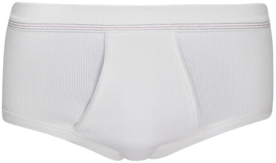 conta Herren Slip mit Eingriff weiß 5-er Pack