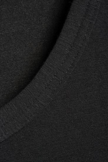 conta Herren Unterhemd Schwarz 1-er Pack