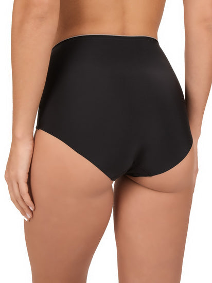Conturelle High-Waist-Panty Pure Feeling, schwarz