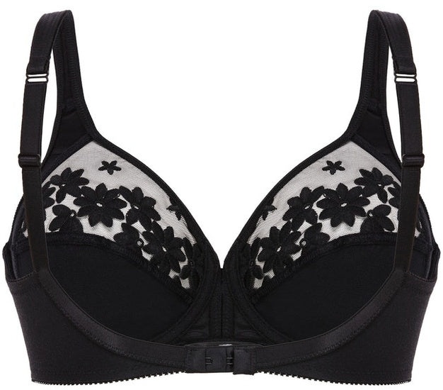 Felina Swiss Broderie Bügel-BH Schwarz
