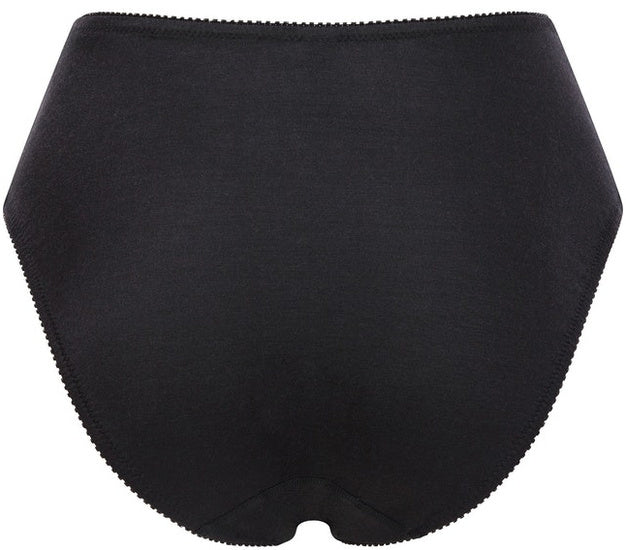 Felina Swiss Broderie Slip Schwarz