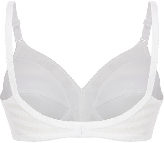 Felina Weftloc BH ohne Bügel Weiß