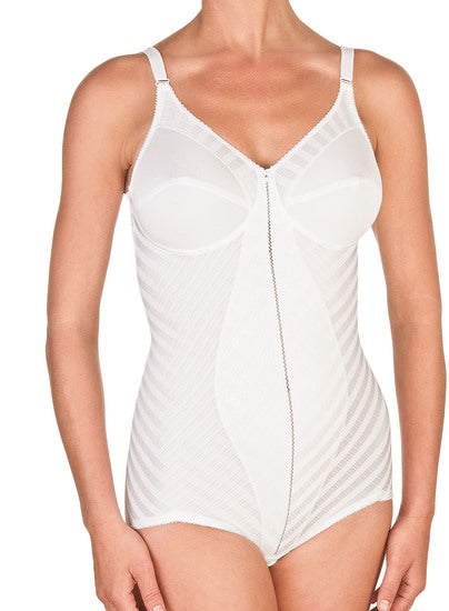 Felina Weftloc Einteiler ohne Bügel Weiß