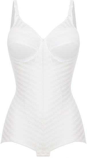 Felina Weftloc Einteiler ohne Bügel Weiß