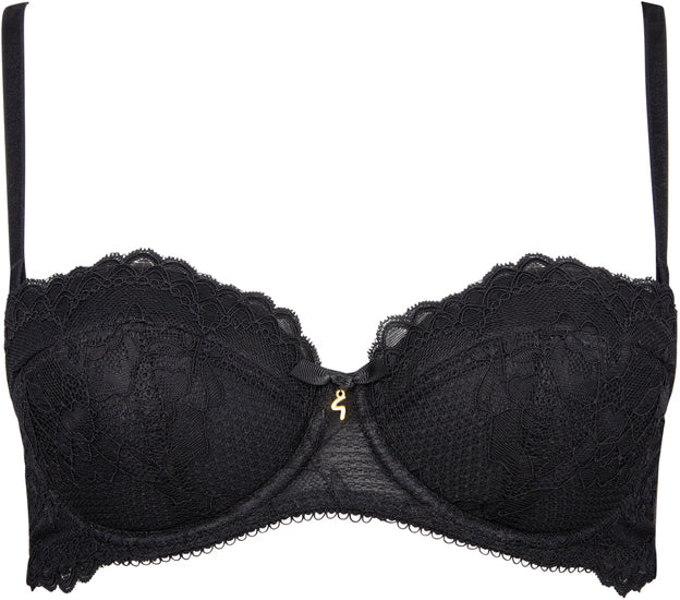 Gossard Lace Trägerloser Push-Up BH Black