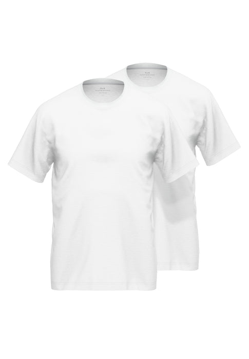GÖTZBURG Shirt, 1/2, Rundhals 2er Pack weiss