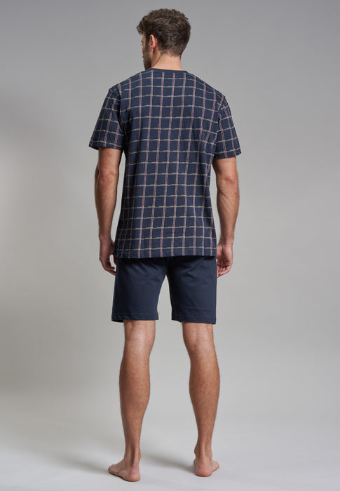 GÖTZBURG Shorty, V-Ausschnitt Navy