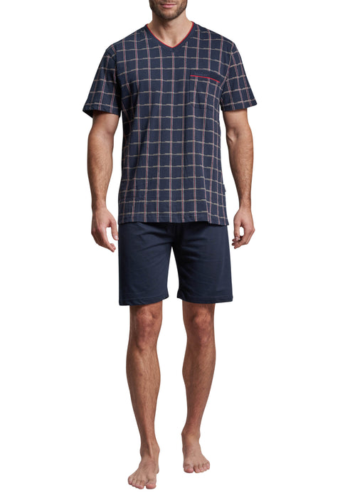 GÖTZBURG Shorty, V-Ausschnitt Navy