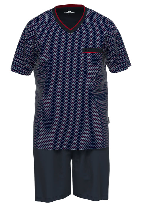 GÖTZBURG Shorty, V-Ausschnitt Navy