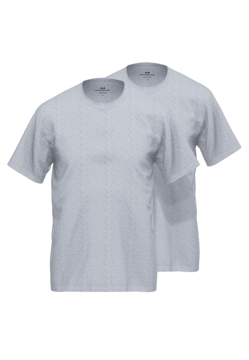 GÖTZBURG Shirt, 1/2, Rundhals 2er Pack grau-mittel-melange