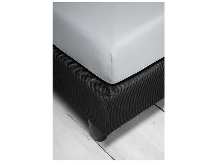 irisette Fein-Biber Spannbetttuch Merkur 0006 silber