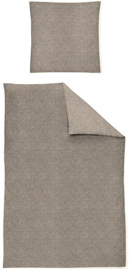 irisette Flausch-Cotton Bettwäsche Set Mink 8835 silber