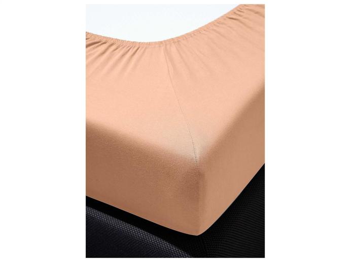irisette Frottier-Stretch Spannbetttuch Orion 0009 apricot