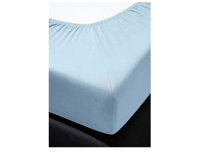 irisette Frottier-Stretch Spannbetttuch Orion 0009 bleu