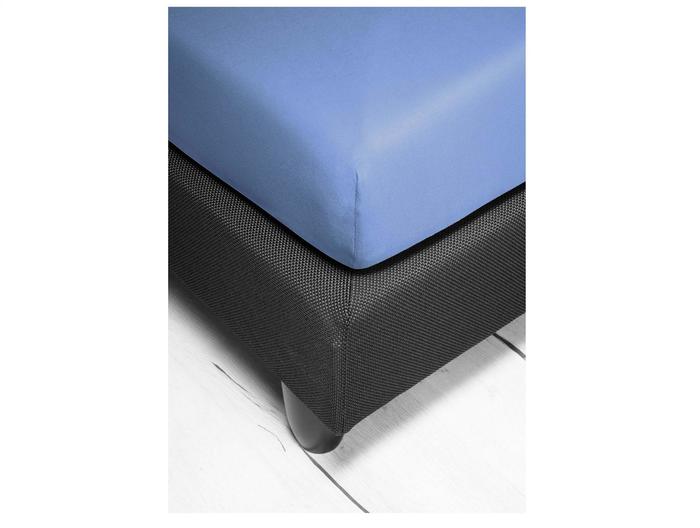 irisette Frottier-Stretch Spannbetttuch Orion 0009 d-blau