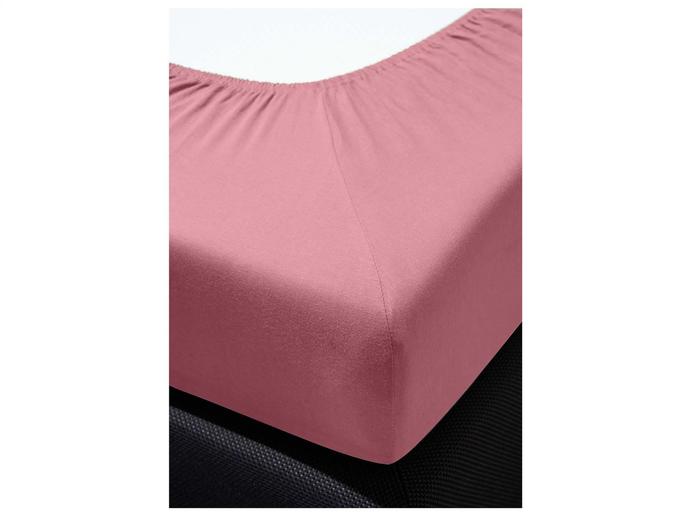 irisette Frottier-Stretch Spannbetttuch Orion 0009 fraise