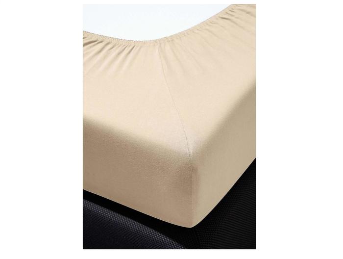 irisette Frottier-Stretch Spannbetttuch Orion 0009 sand