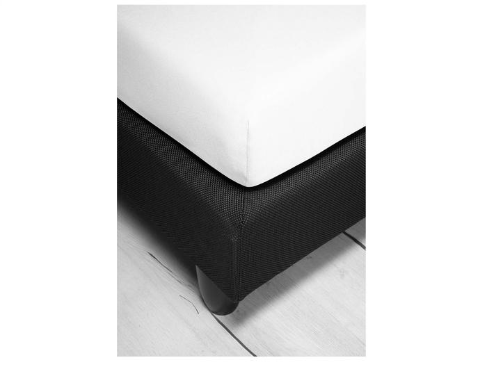 irisette Interlock-Jersey Spannbetttuch Neptun 0005 weiss