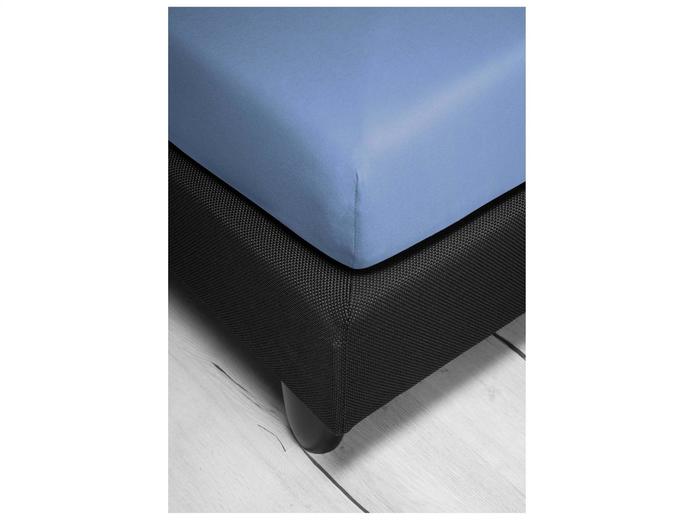 irisette Interlock-Jersey Spannbetttuch Neptun 0005 dkl-blau