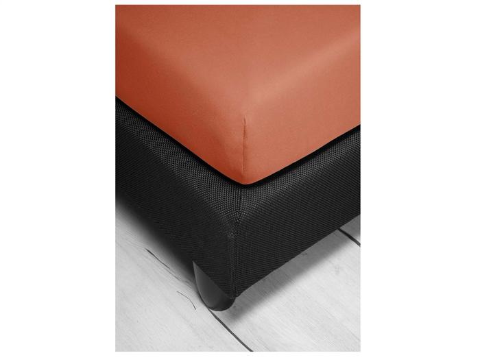 irisette Interlock-Jersey Spannbetttuch Neptun 0005 kupfer