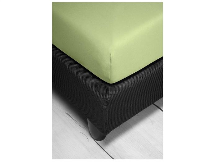 irisette Interlock-Jersey Spannbetttuch Neptun 0005 lind