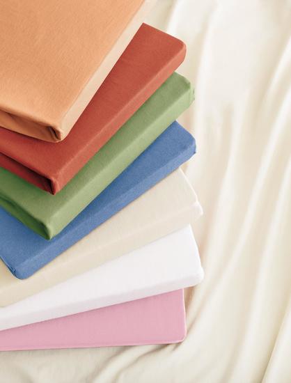 irisette Interlock-Jersey Spannbetttuch Neptun 0005 apricot