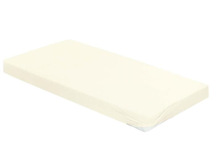 irisette Kuschel-Jersey Spannbetttuch Vesuv 0012 creme