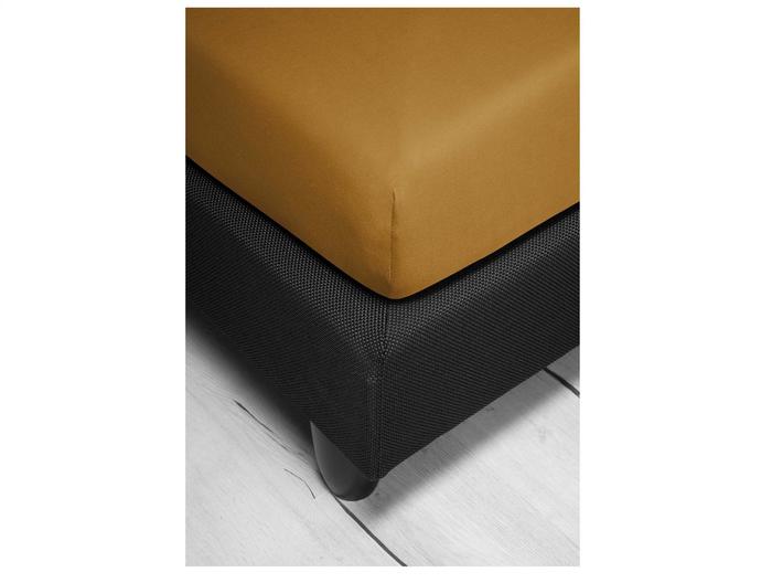 irisette Kuschel-Jersey Spannbetttuch Vesuv 0012 gold