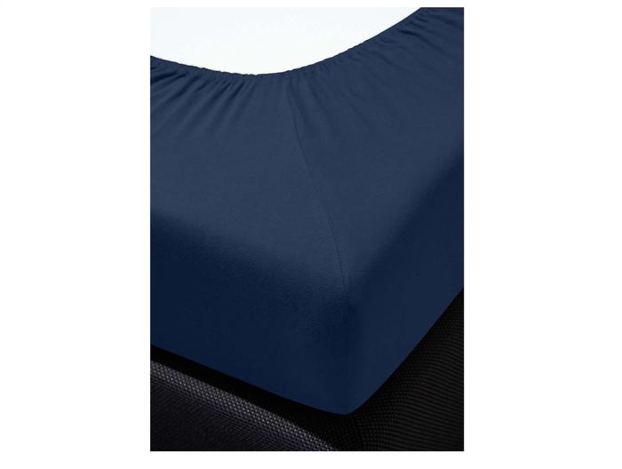 irisette Kuschel-Jersey Spannbetttuch Vesuv 0012 jeans