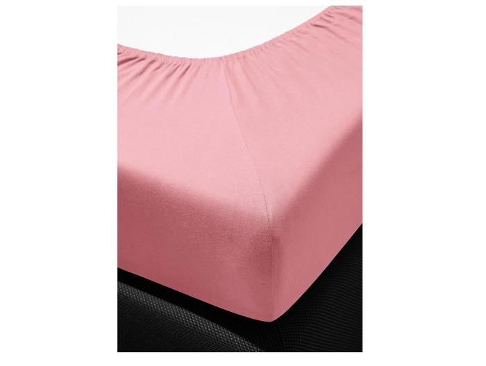 irisette Kuschel-Jersey Spannbetttuch Vesuv 0012 rosa