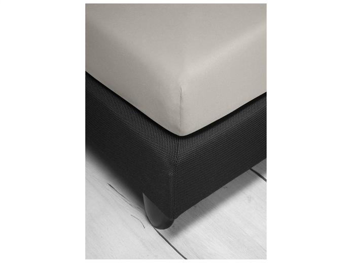 irisette Kuschel-Jersey Spannbetttuch Vesuv 0012 taupe