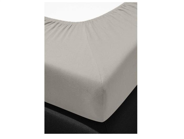 irisette Kuschel-Jersey Spannbetttuch Vesuv 0012 taupe
