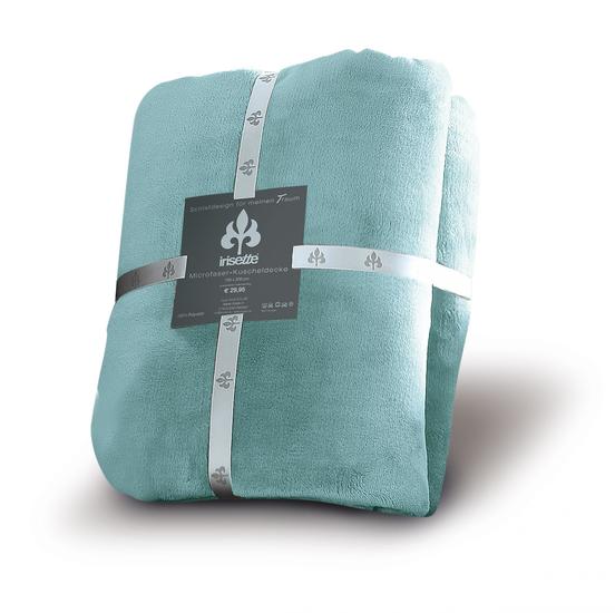 irisette Kuscheldecke uni Decken Relax 8900 jade