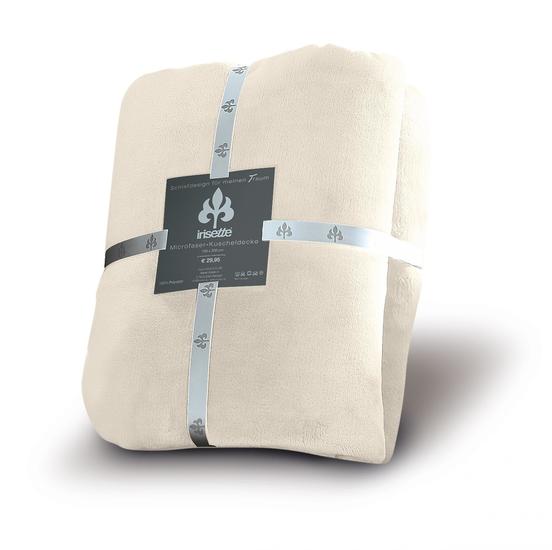 irisette Kuscheldecke uni Decken Relax 8900 natur