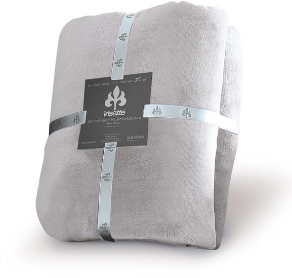 irisette Kuscheldecke uni Decken Relax 8900 platin