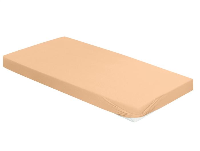 irisette Mako-Jersey Spannbetttuch Jupiter 0008 apricot