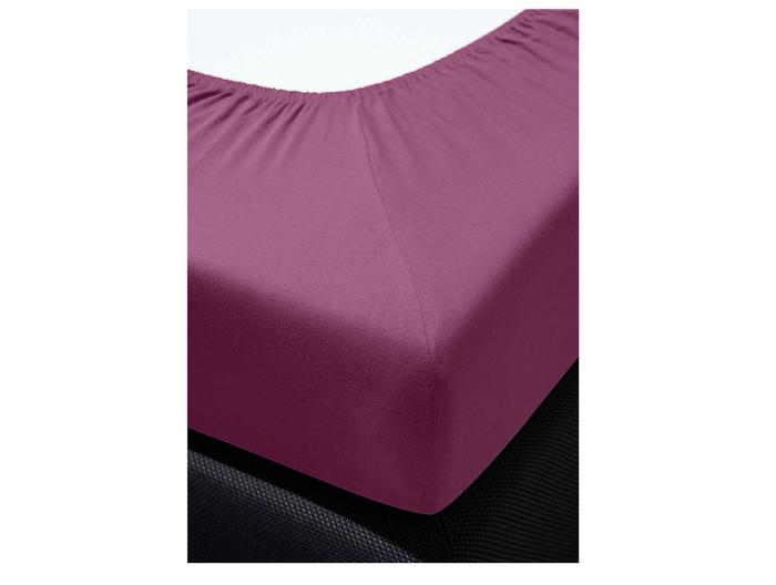 irisette Mako-Jersey Spannbetttuch Jupiter 0008 berry