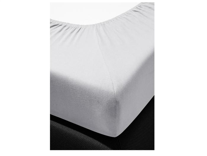 irisette Mako-Jersey Spannbetttuch Jupiter 0008 grau