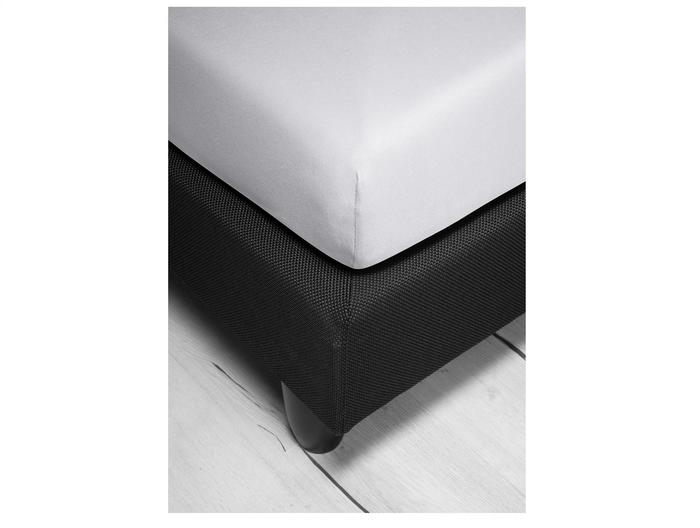 irisette Mako-Jersey Spannbetttuch Jupiter 0008 grau