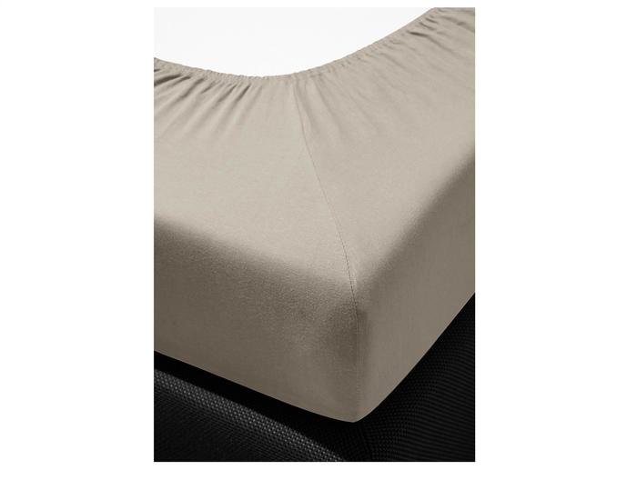 irisette Mako-Jersey Spannbetttuch Jupiter 0008 kiesel