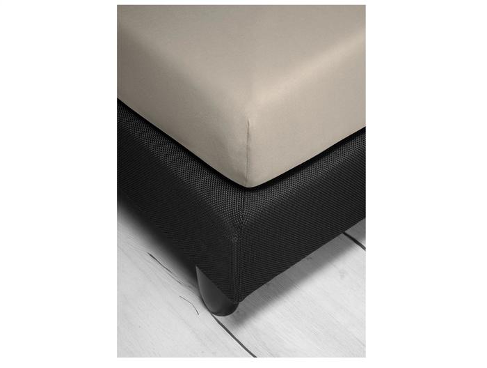 irisette Mako-Jersey Spannbetttuch Jupiter 0008 kiesel