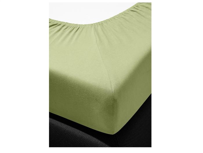 irisette Mako-Jersey Spannbetttuch Jupiter 0008 lind