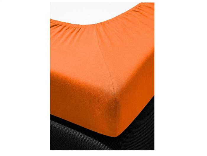 irisette Mako-Jersey Spannbetttuch Jupiter 0008 orange