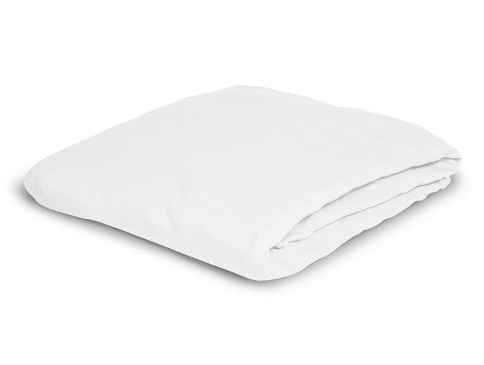 irisette Mako-Jersey Spannbetttuch Jupiter 0008 weiss