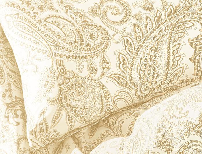 irisette Mako-Satin Bettwäsche Set Florenz 8447 gold
