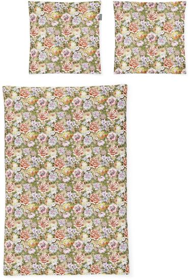 irisette Mako-Satin Bettwäsche Set Magic 8890 grün