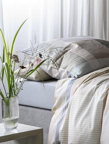 irisette Mako-Satin Bettwäsche Set Magic 8891 natur