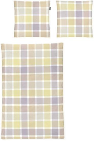 irisette Mako-Satin Bettwäsche Set Sky 8524 gelb