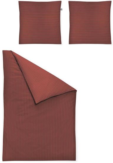 irisette Mako-Satin Bettwäsche Set Verona 8303 rot